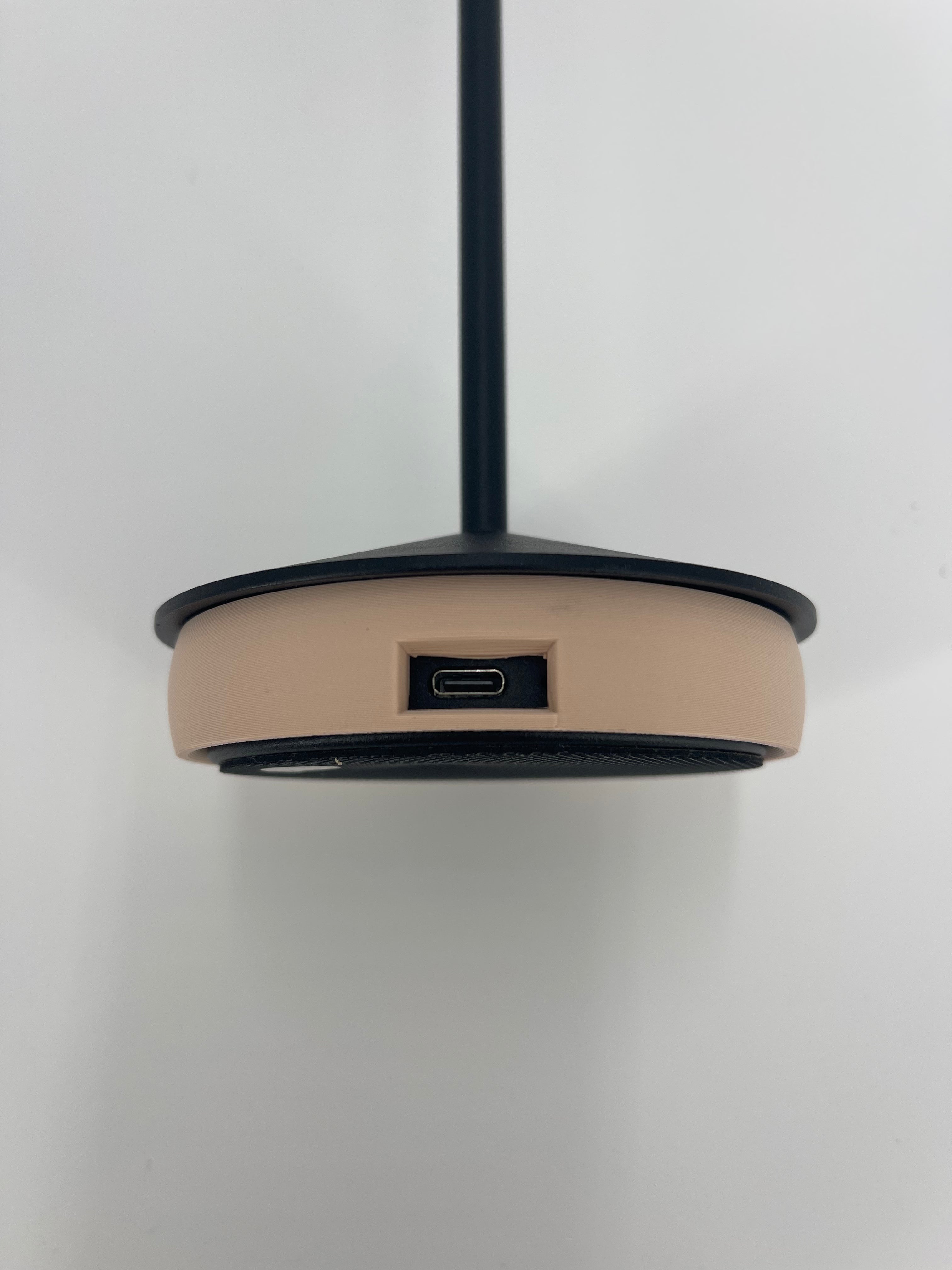 Beige Batterielampe