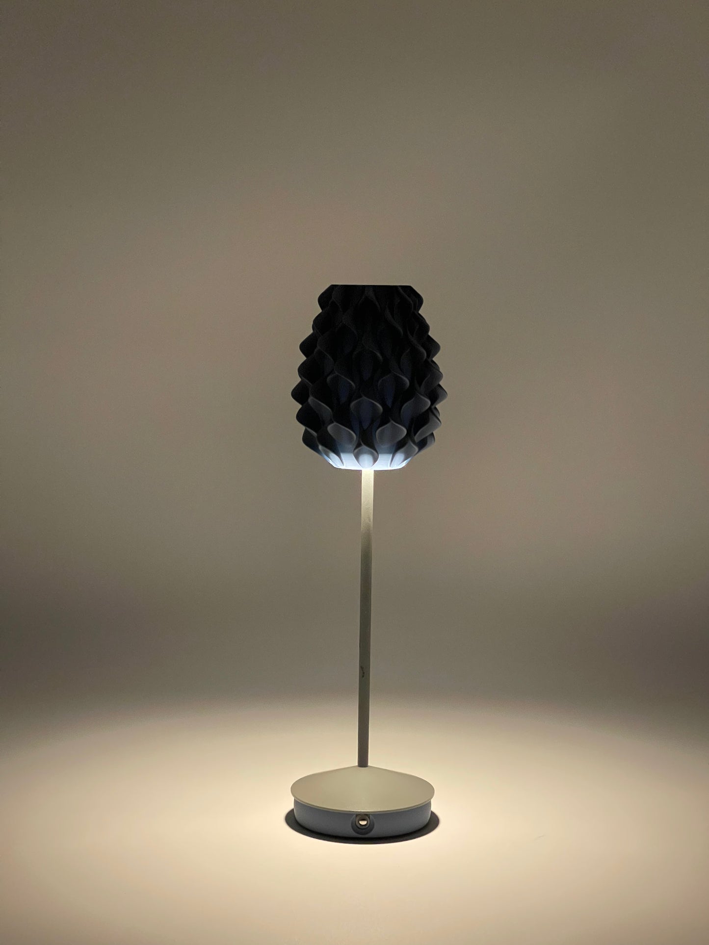 Ozeanblaue Batterielampe