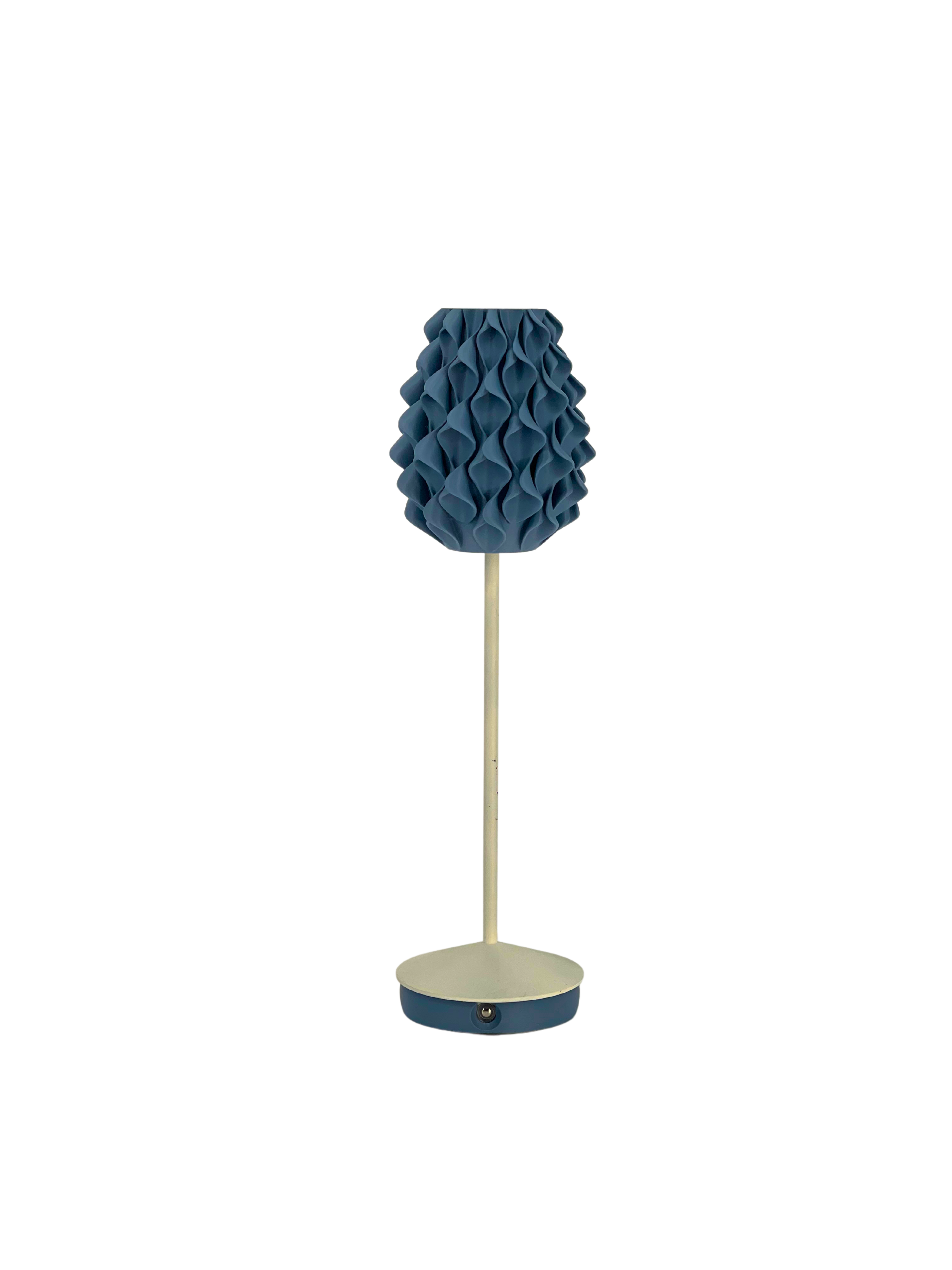 Ozeanblaue Batterielampe