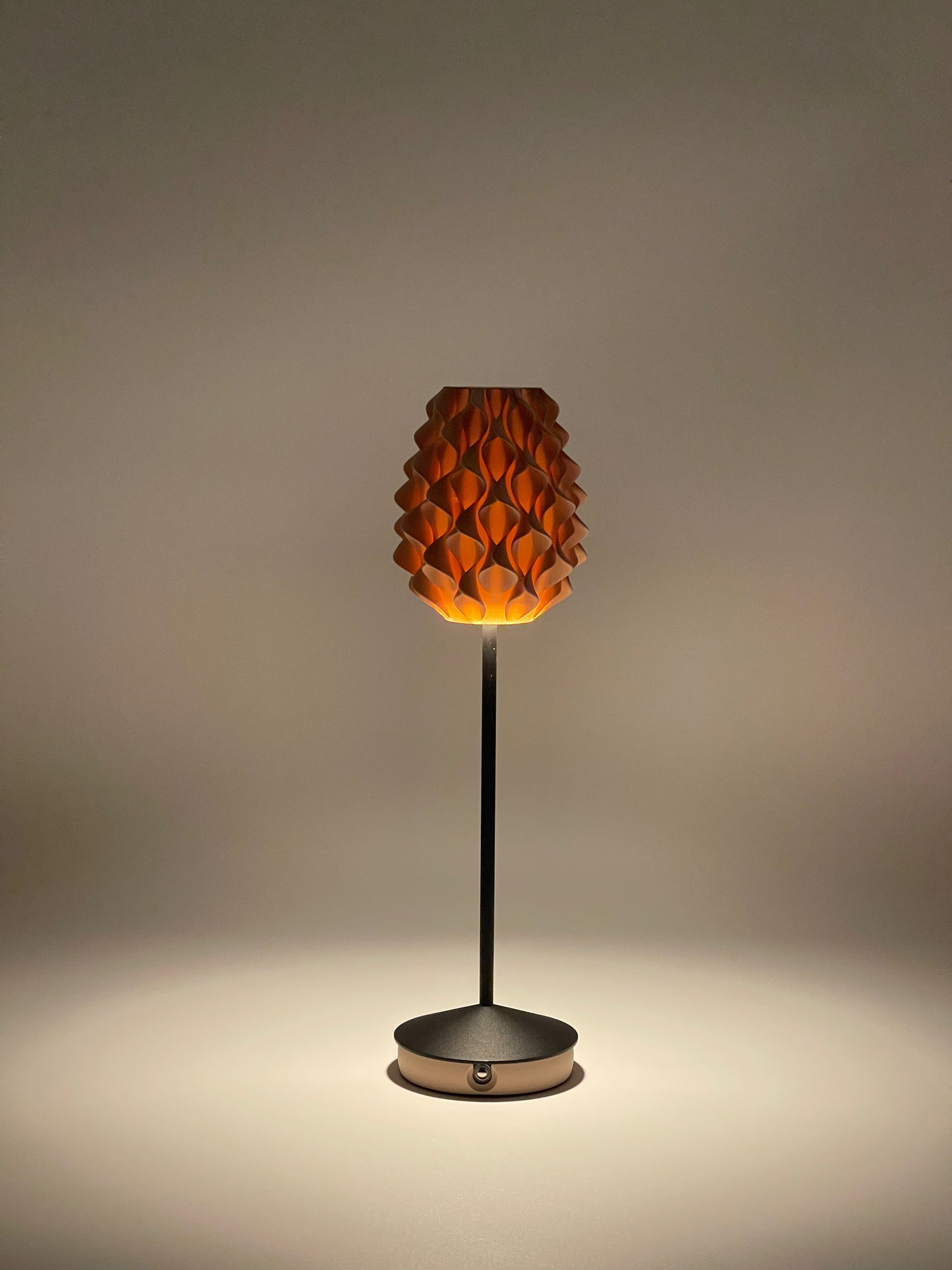 Beige Battery Lamp