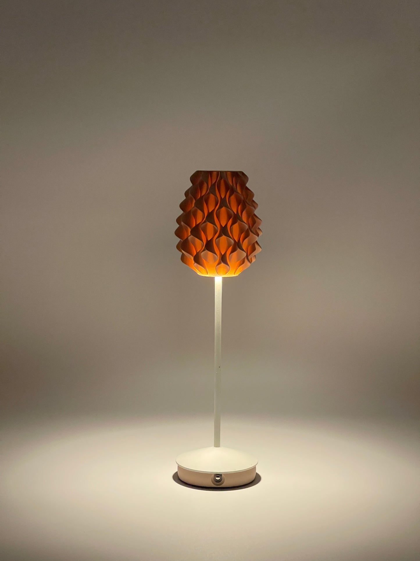 Beige Battery Lamp