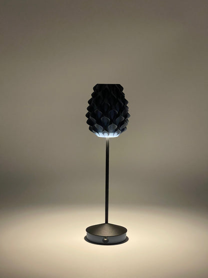 Ozeanblaue Batterielampe
